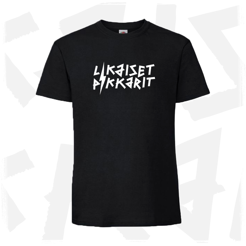 Likaiset pikkarit - Valkoinen logo - T-paita