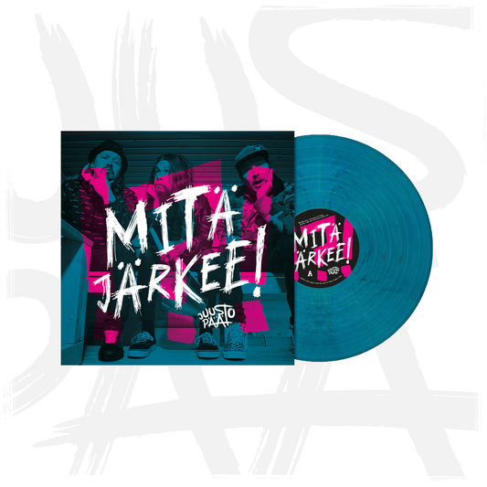 Juustopäät - Mitä järkee! - LP (värivinyyli)