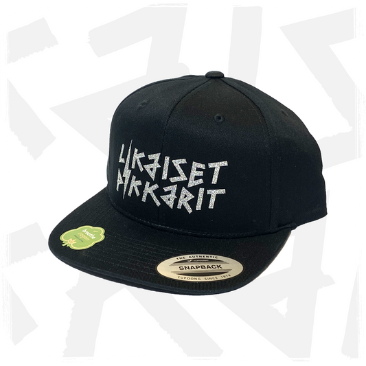 Likaiset Pikkarit - Lippis snapback - Logo glitter hopea